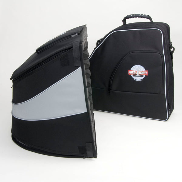 Heavy-duty travel bag included with exterior storage pocket & padded shoulder strap