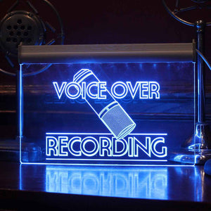 Not just a stock On the Air or Recording sign its our exclusive VOICE OVER Recording Sign!