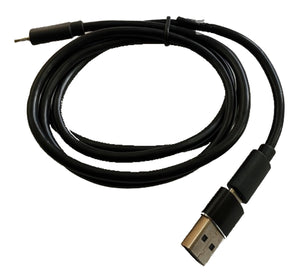 Cable with USB-C and adapter for standard USB